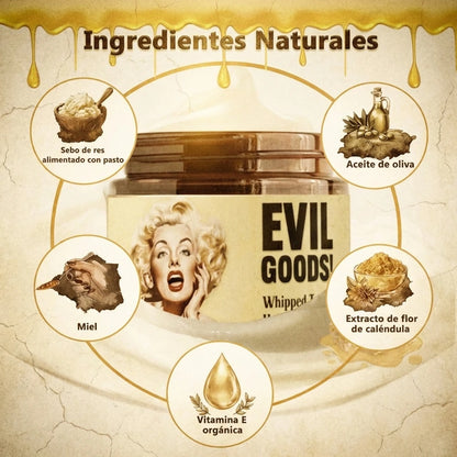 ✨ ¡Super Oferta 2026!- Evil Goods® Crema de Sebo de Res: El Secreto de Hollywood para una Piel Radiante